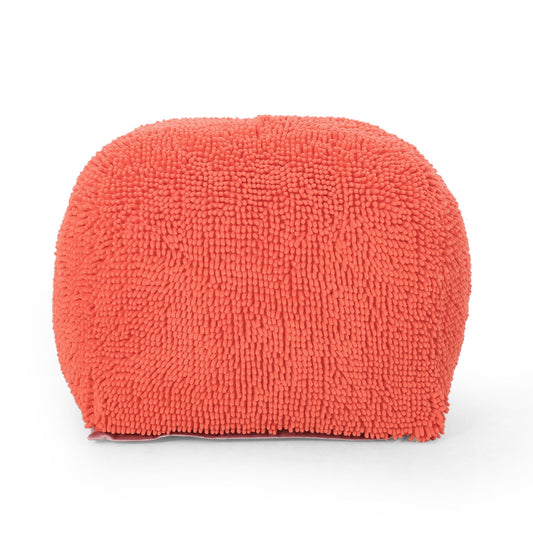 Spongy Microfiber Square Pouf Soft Seating Home Essentials