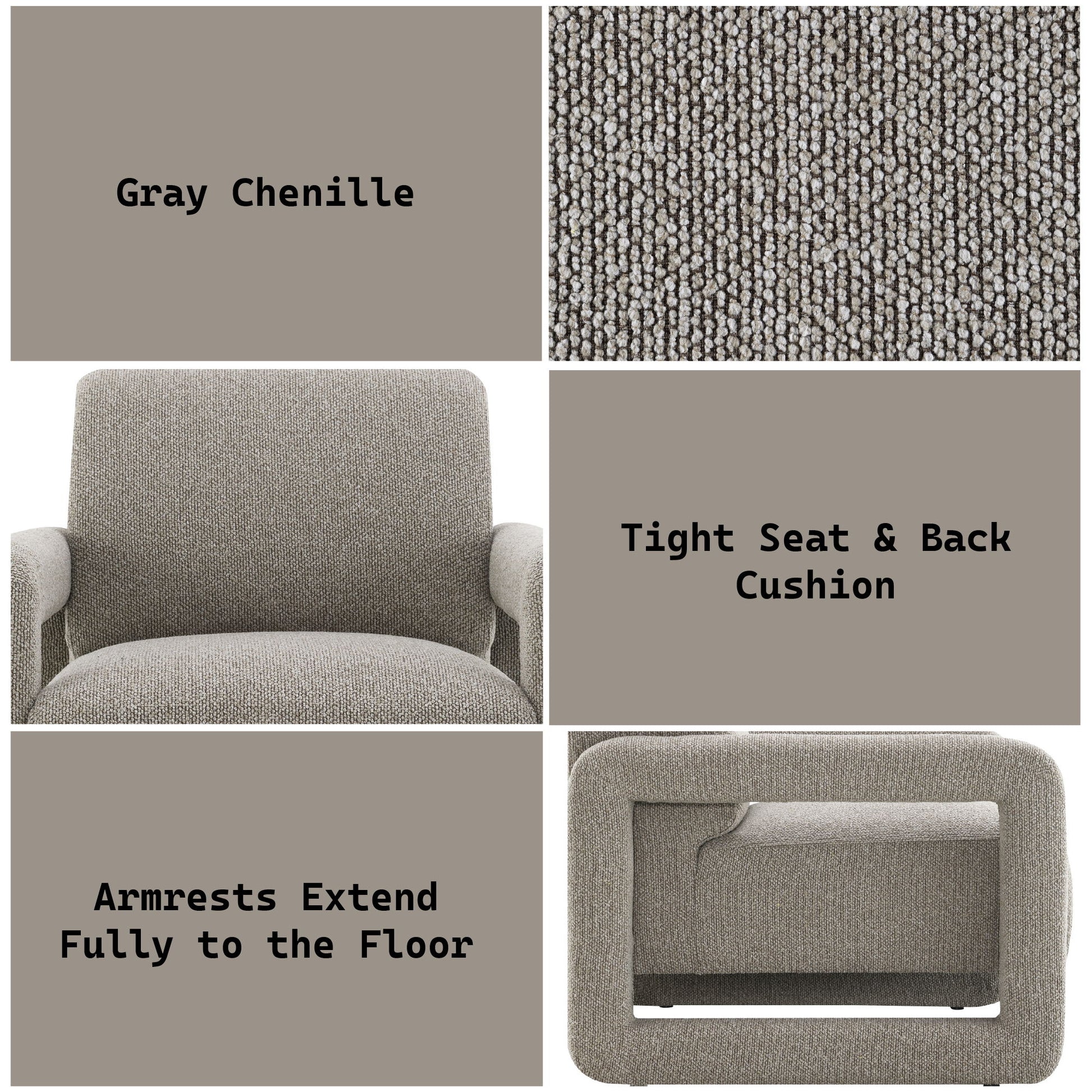 Glenda - Accent Chair - Gray Acme