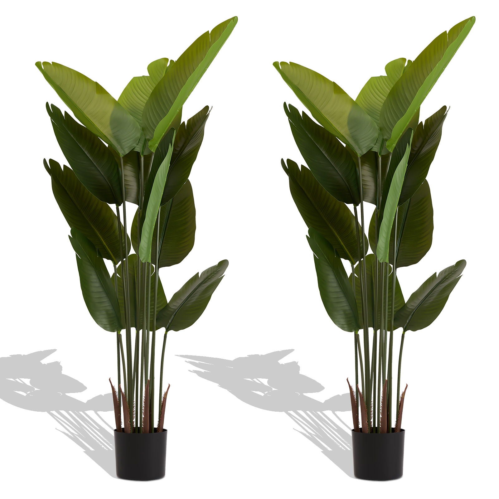 Artificial Plant For Indoor And Outdoor Decoration (Set of 2) Daily Nest