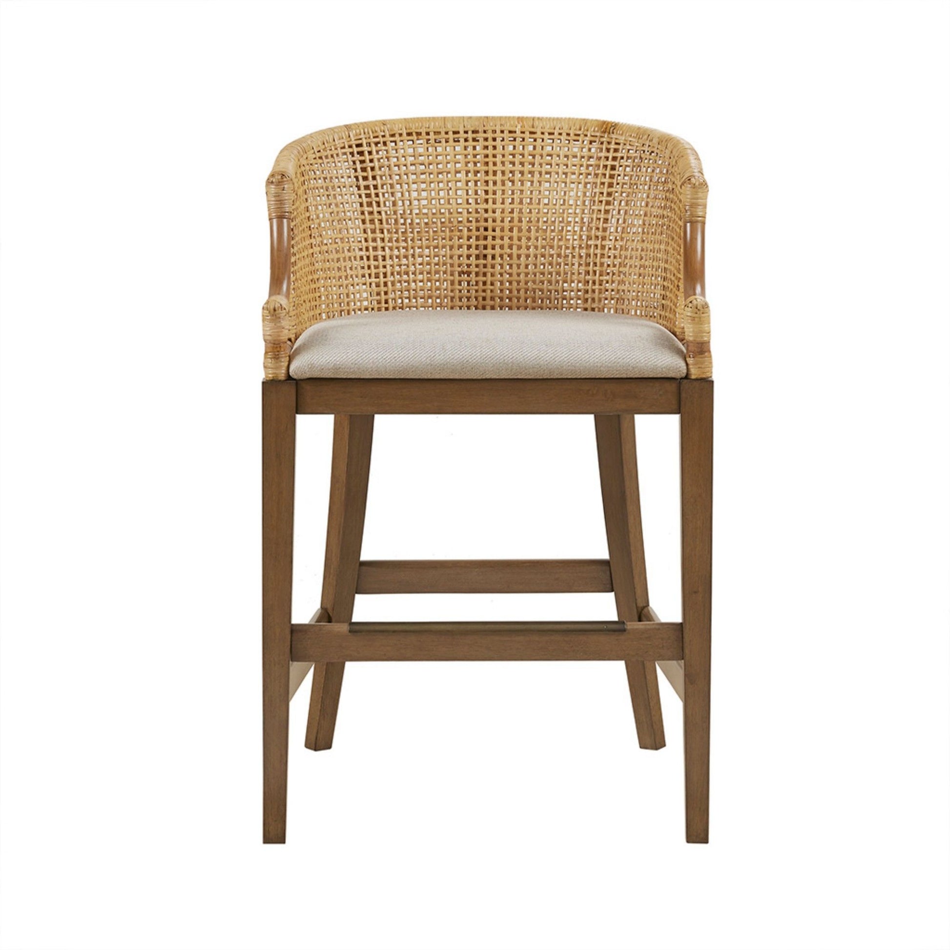 Casual Handcrafted Rattan Counter Stool JLA