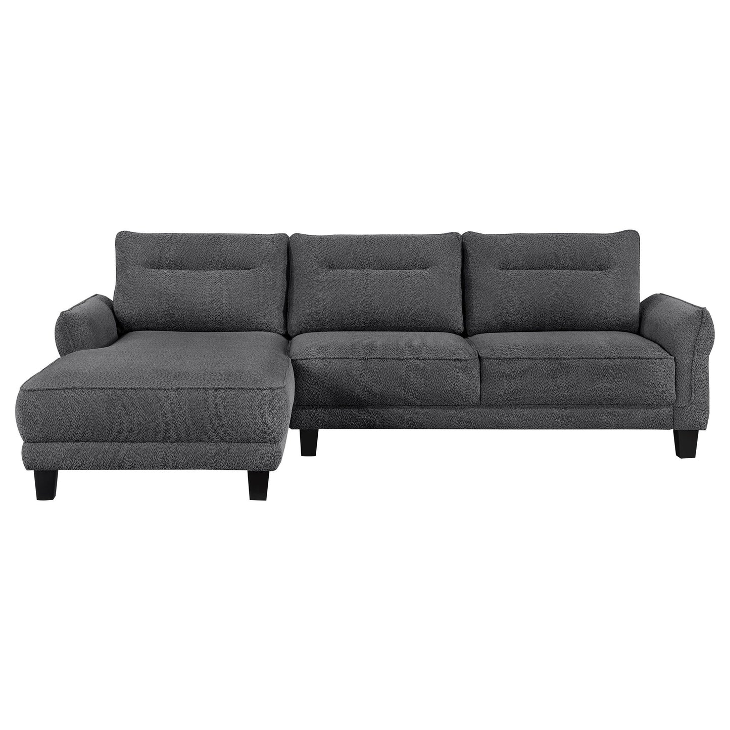 Verona - Loose Back Sectional Sofa - Gray Furniture Max