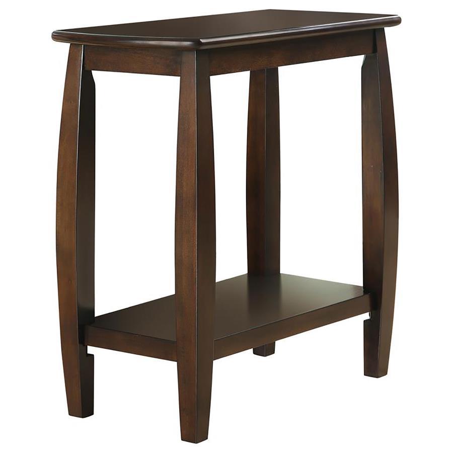 Raphael - 1-Shelf Rectangular Wood Side Table - Cappuccino