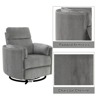 Sagen - Glider Recliner With Swivel Acme