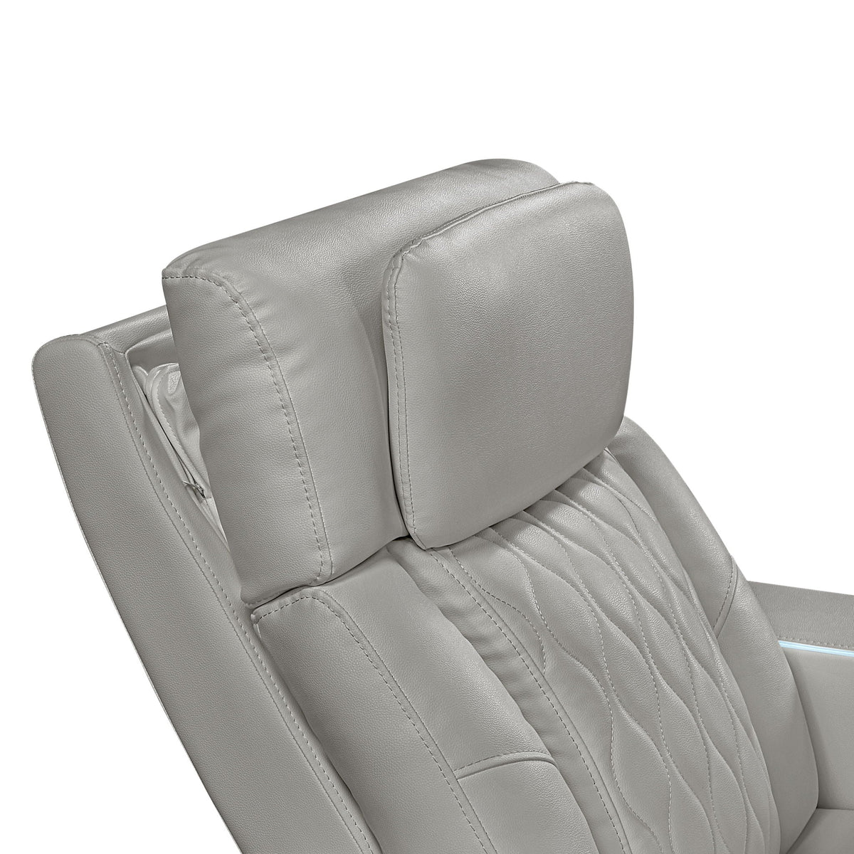 Electra - Power Recliner With Power Headrest, Massage, LED Lighting And USB Control Matrix Furniture Group