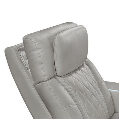 Electra - Power Recliner With Power Headrest, Massage, LED Lighting And USB Control Matrix Furniture Group