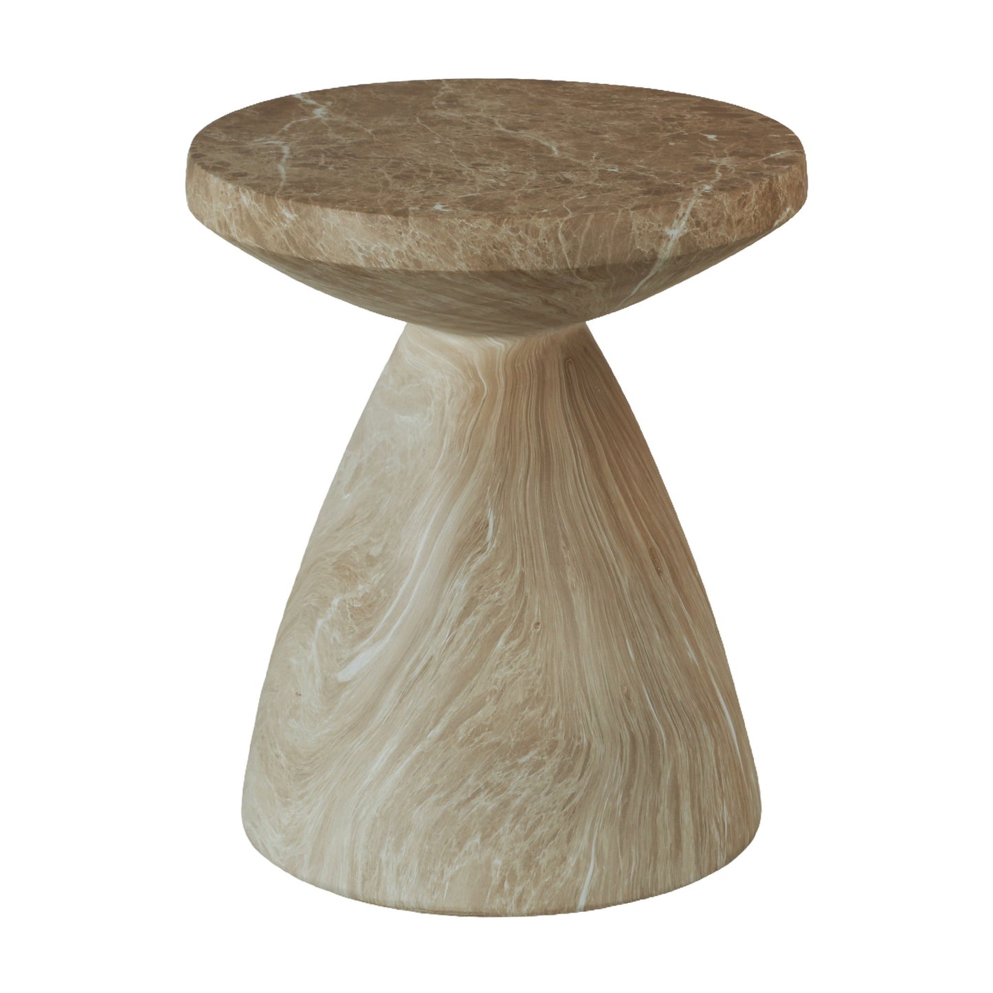 Outdoor Geometric End Table - Marble Home Essentials