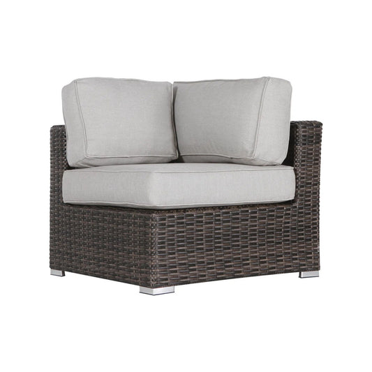 Minnesota - Resort Grade Sectional Corner Chair With Cushions - Multicolor LSI Patio Furniture
