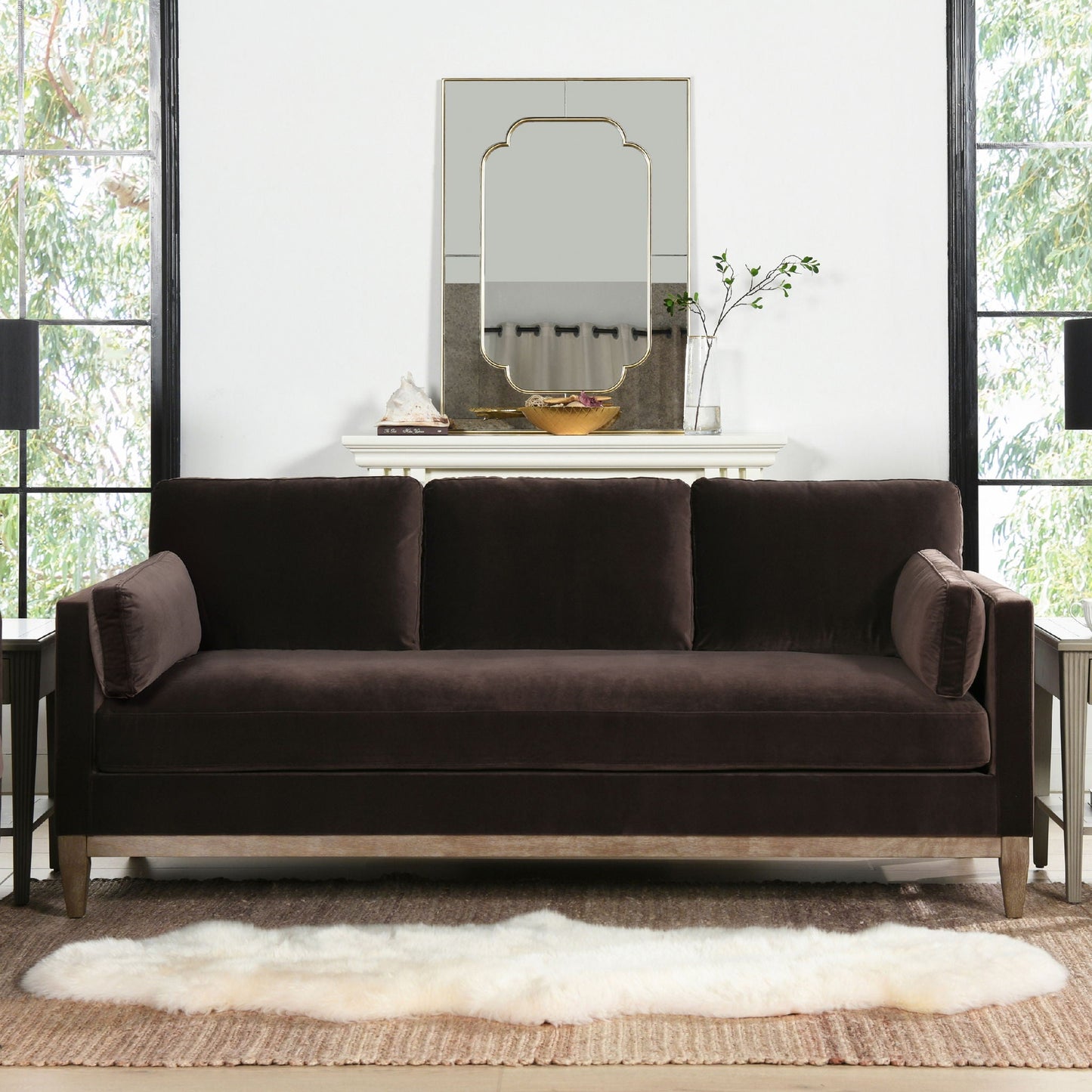 Knox - Modern Farmhouse Sofa Jennifer Taylor Home