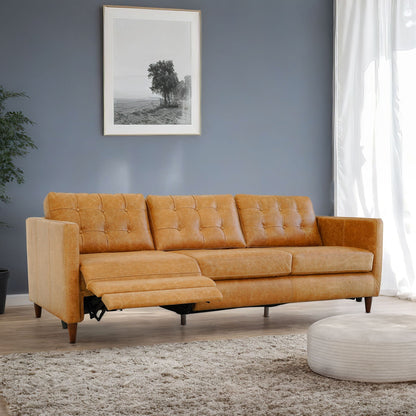 Christopher - Electric Inclining Sofa Left Facing - Tan Ashcroft Furniture