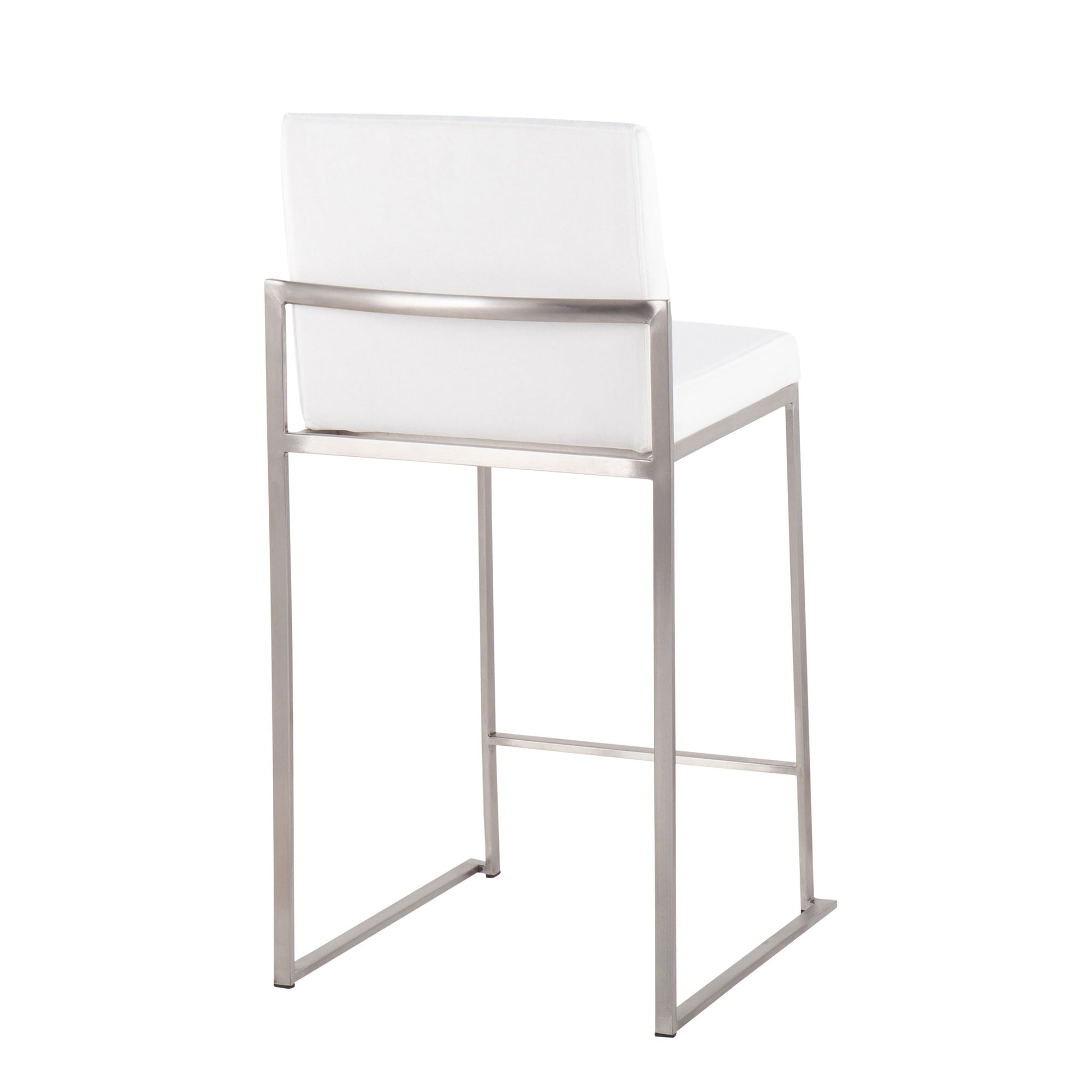 Fuji - Contemporary High Back Counter Stool, Functional Design Lumi Source