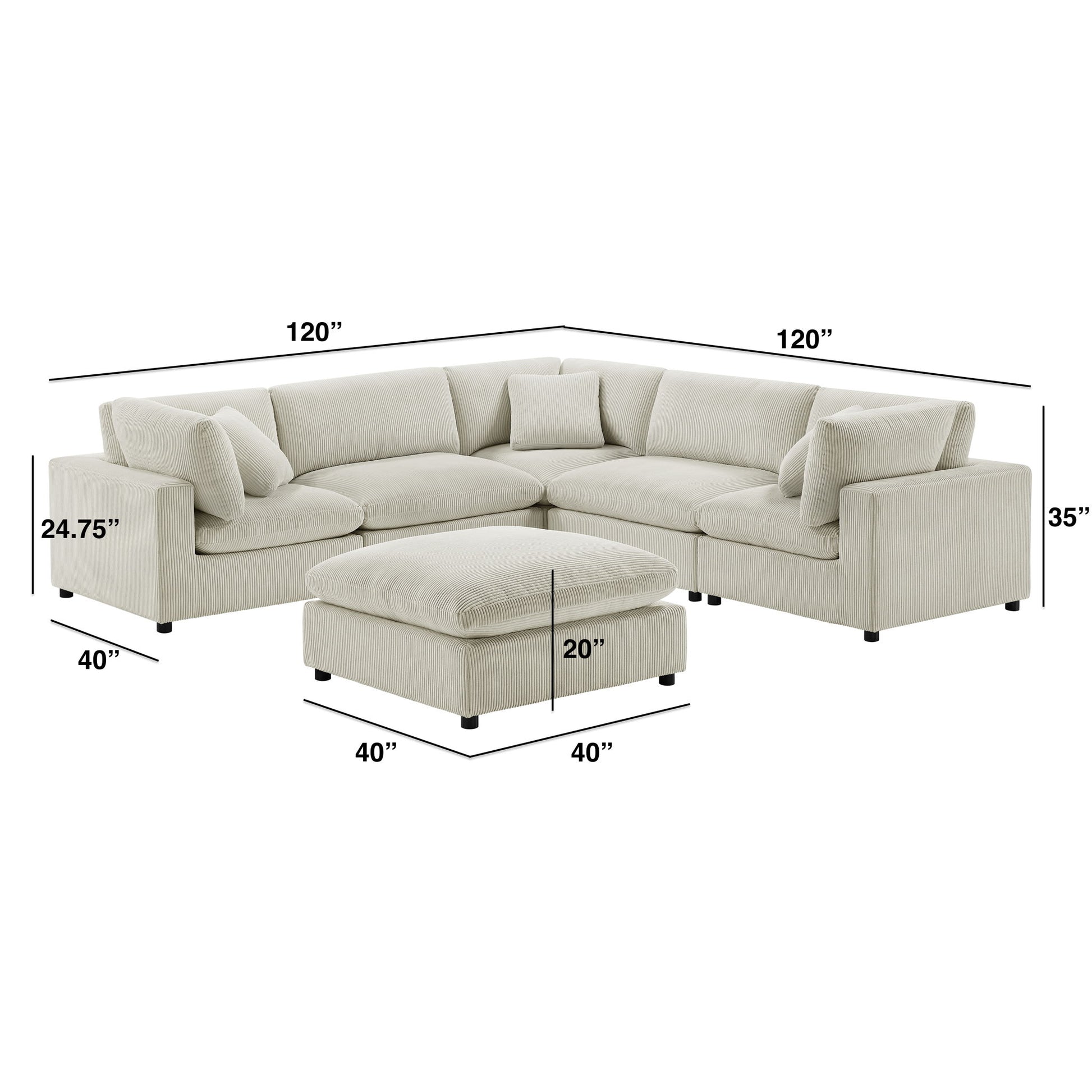 Chelsea - Modular Sectional Home Essentials