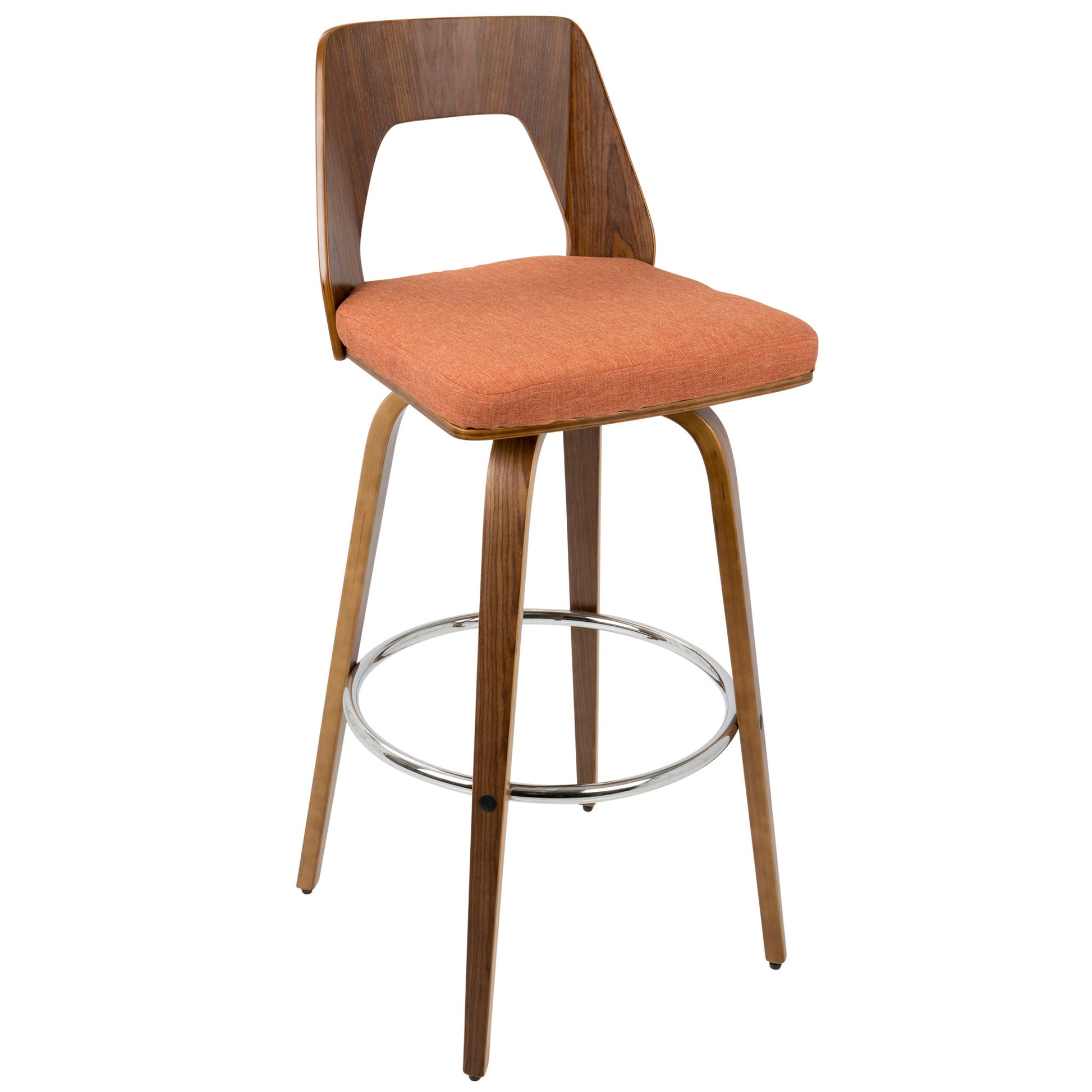 Trilogy - Mid Century Modern Barstool (Set of 2) Lumi Source