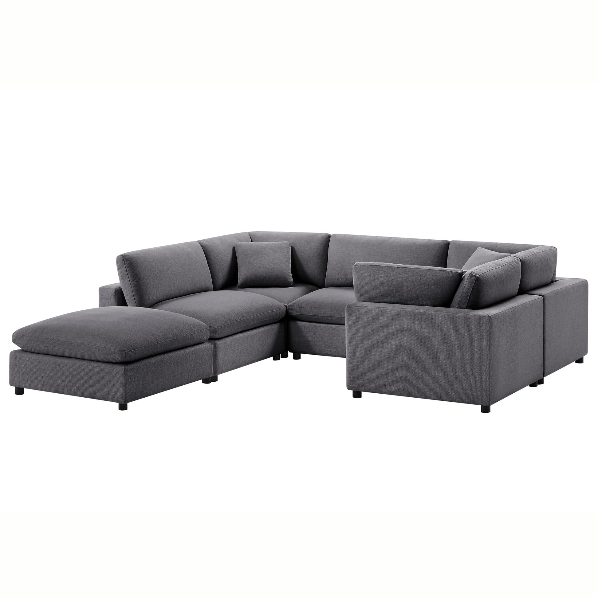 Cassandra - Sofa With Ottoman Home Essentials