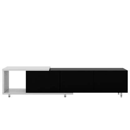 Modern Stylish Extendabletv Stand TV Cabinet For 80" TV Hearth and Haven