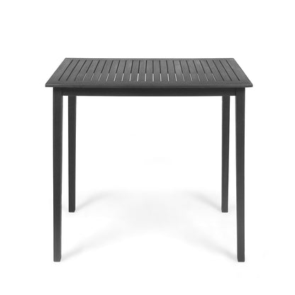 Outdoor Minimalist Acacia Wood Rectangle Bar Table Noble House