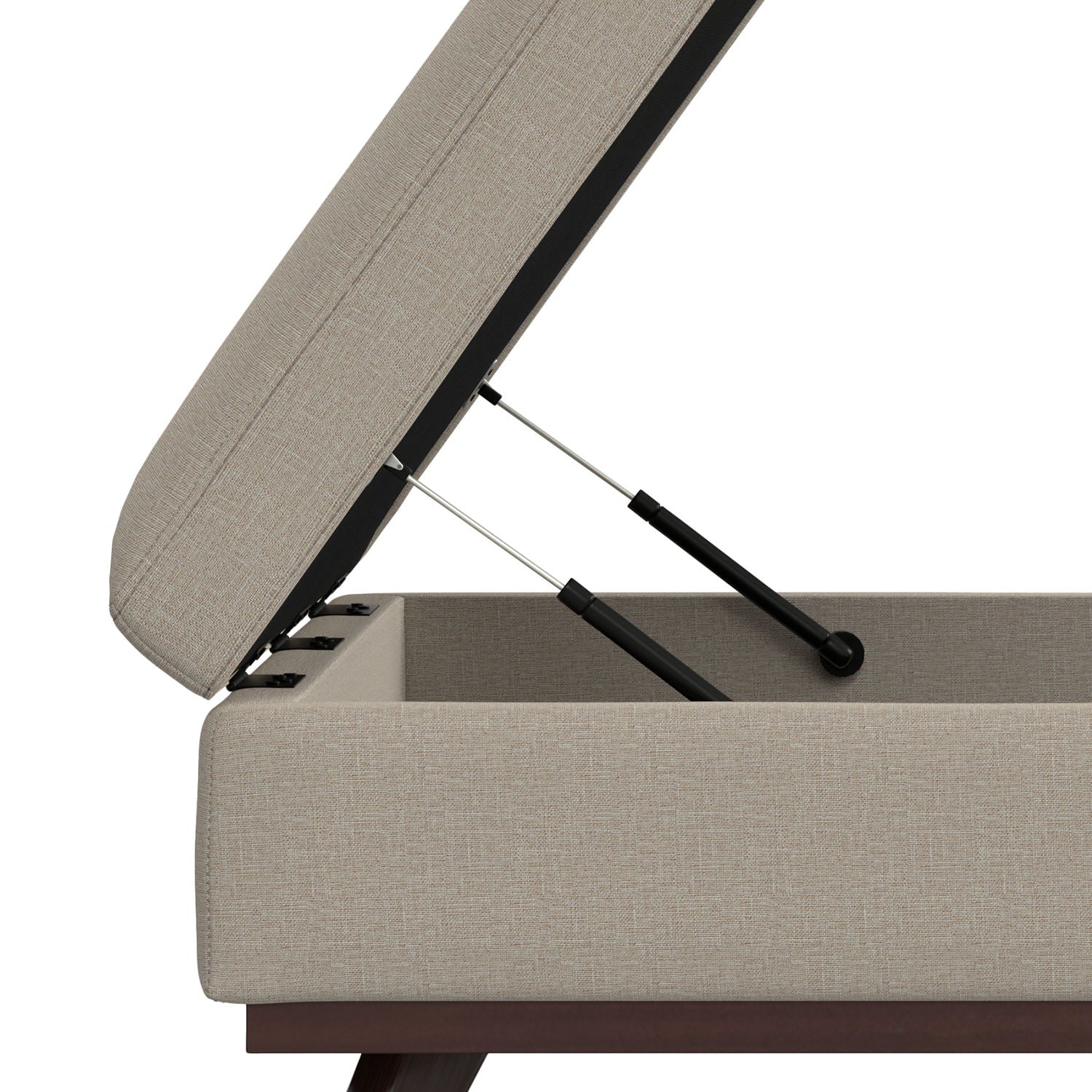 Owen - Multifunctional Square Coffee Table Storage Ottoman Simpli-Home