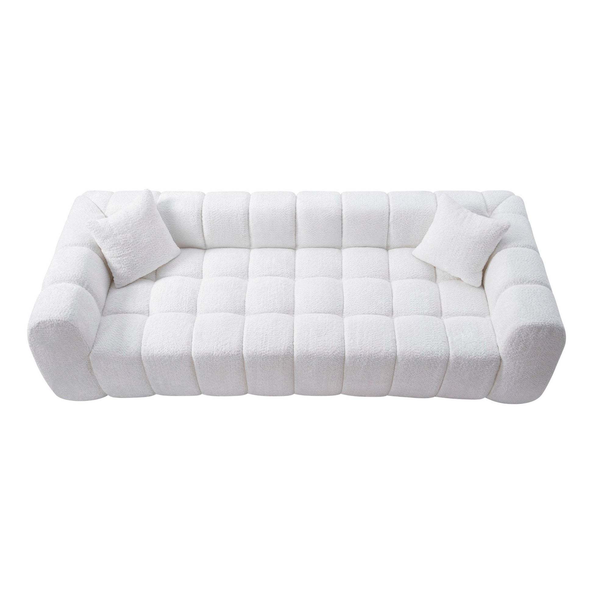 Marshmallow Cloud Compressed Sofa Oversized With 2 Cushions Home Essentials