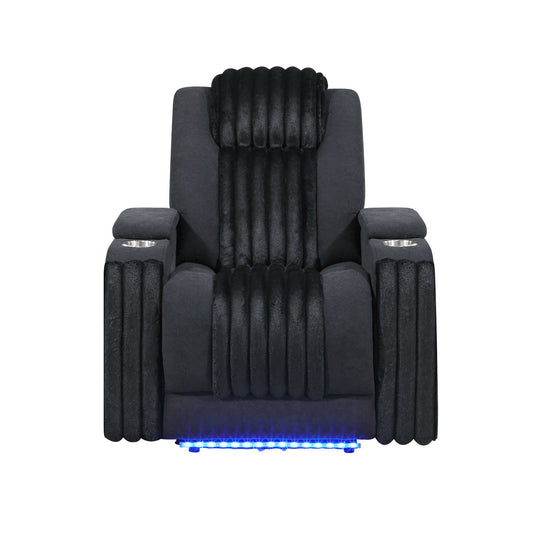 Duran - Power Recliner With Power Headrest Global Furniture USA