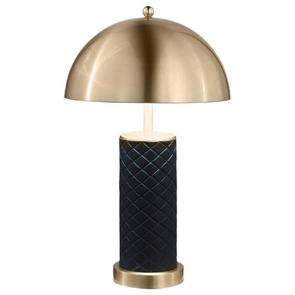 Ferris - Dome Quilted Table Lamp (Set of 2) - Black Coaster Fine Furniture
