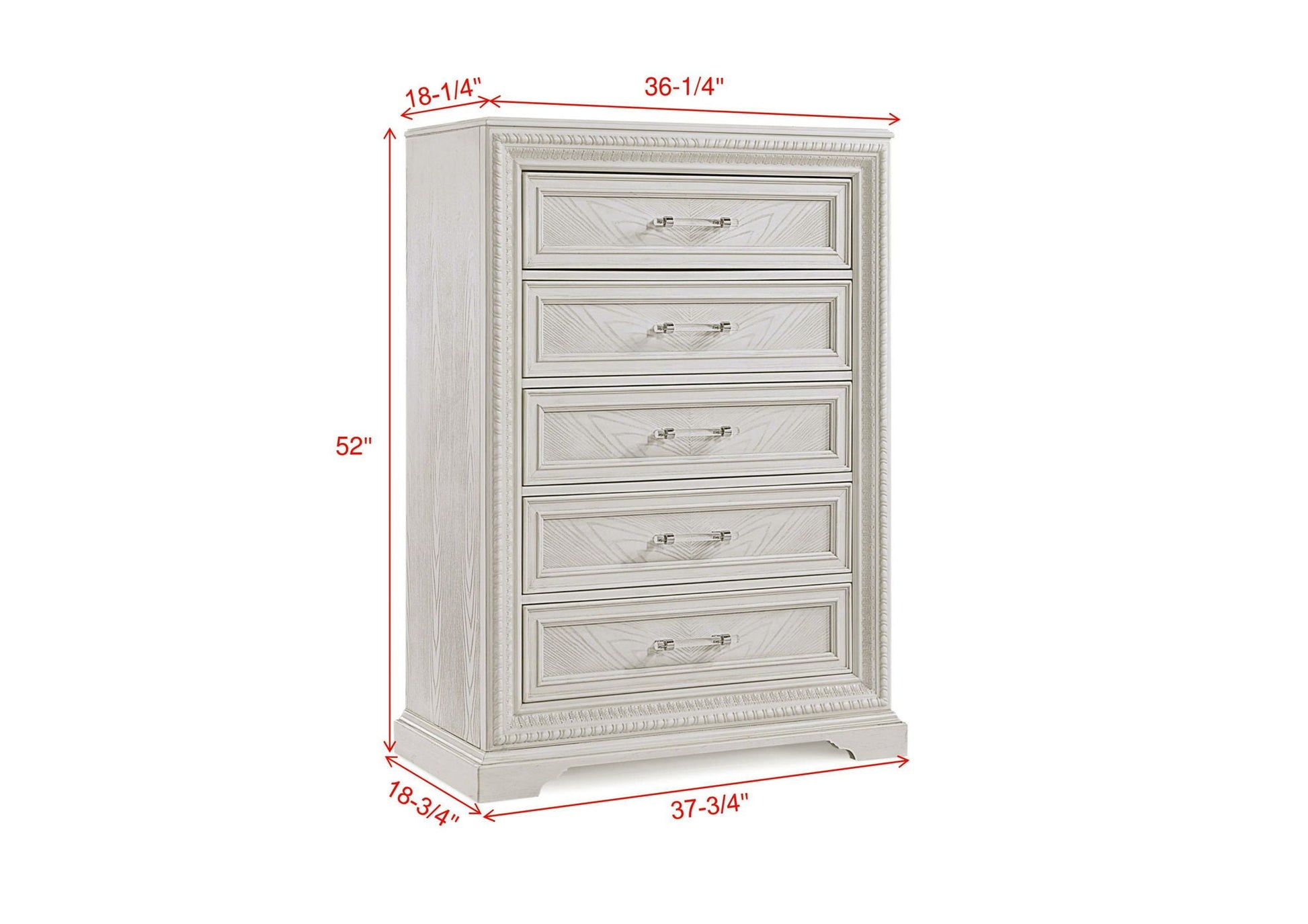 Alexandria - Accent Chest - White Crown Mark