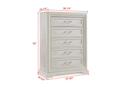 Alexandria - Accent Chest - White Crown Mark