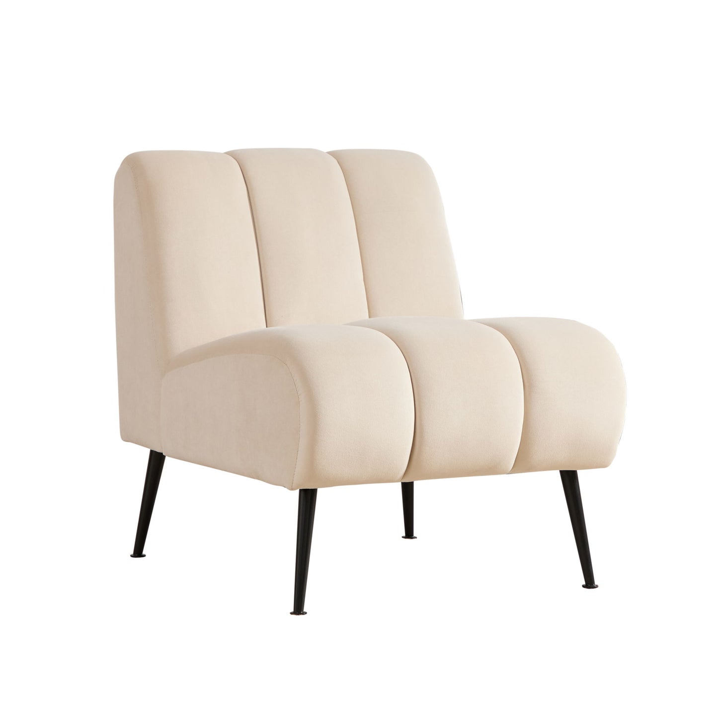 Upholstered Armless Chair For Living Room Home Essentials