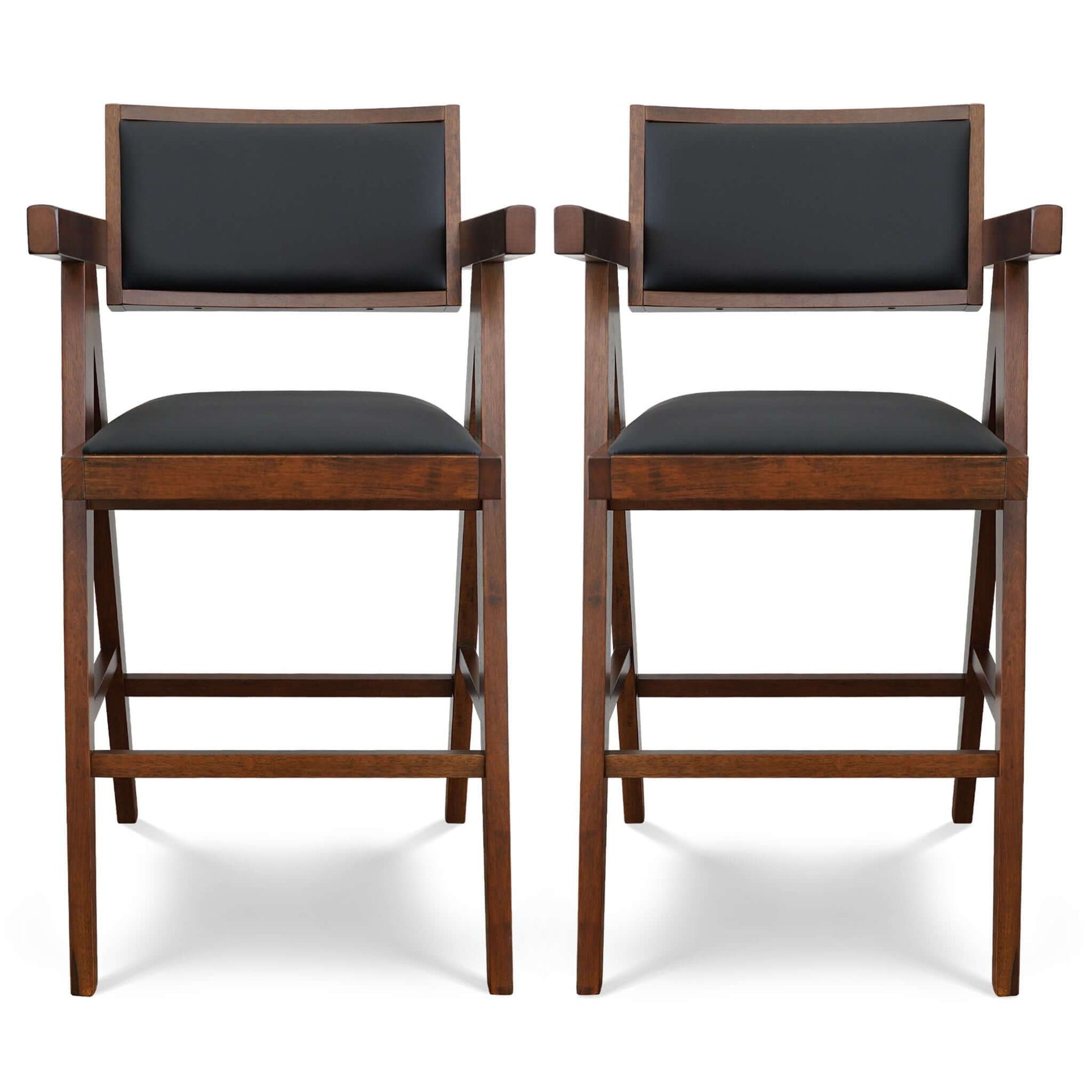 Athena - Counter Chair - Black / Brown Ashcroft Furniture