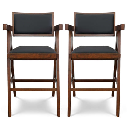 Athena - Counter Chair - Black / Brown Ashcroft Furniture