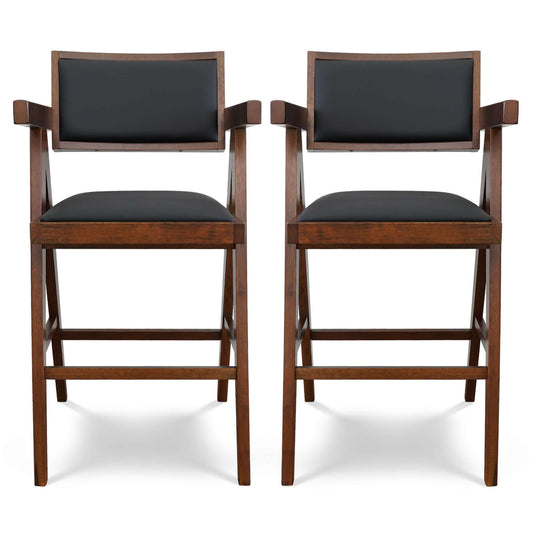 Athena - Counter Chair - Black / Brown Ashcroft Furniture