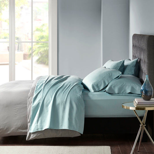 California King 800 Thread Count Sheet Set - Aqua Madison Park