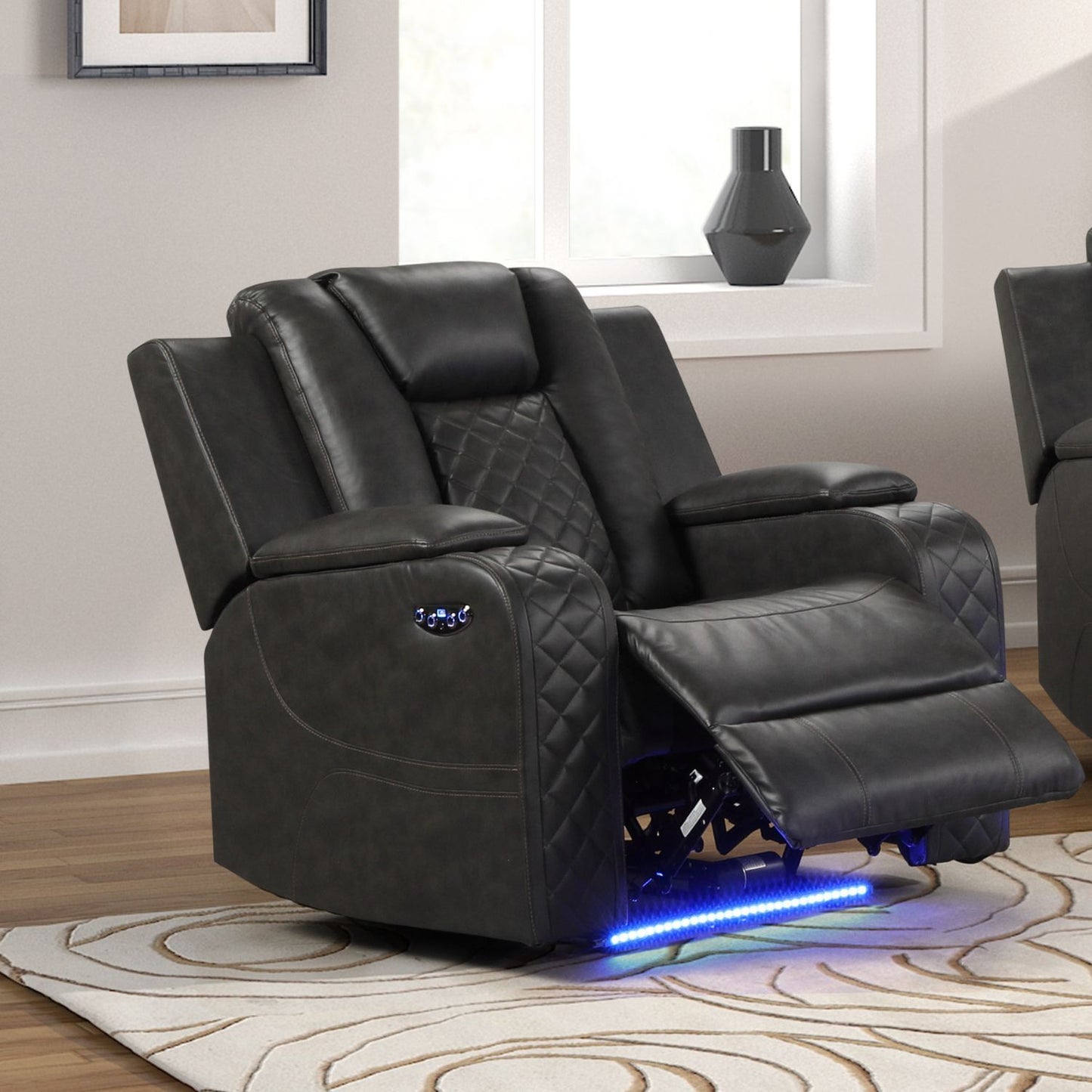 Benz - LED & Power Recliner Chair Matrix Furniture Group