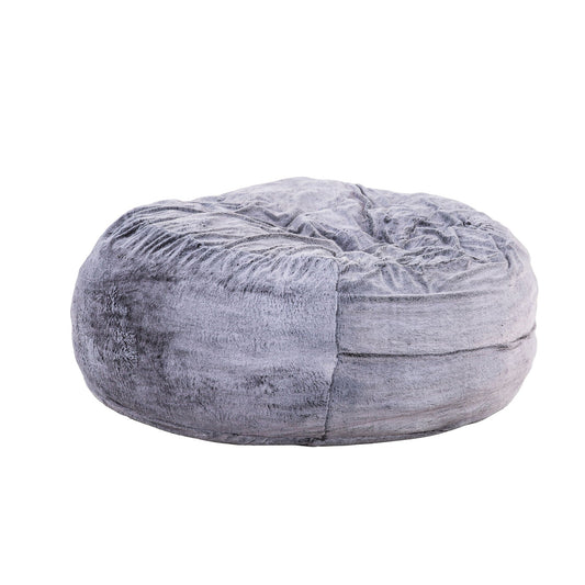 Classic 5Ft Memory Foam Bean Bag Chair, Soft Comfort Lounger - Purple - Snoozhouse