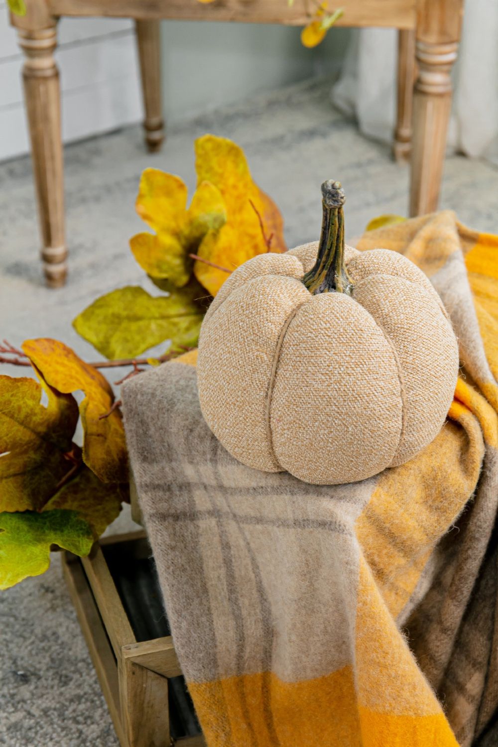 Weighted Pumpkin Ornament Decor For Holiday Harvest Festival Fall Festival & Thanksgiving Daily Nest