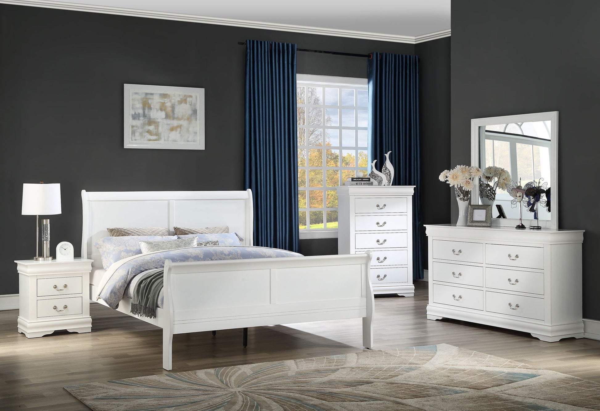 Louis Philip - Nightstand Crown Mark