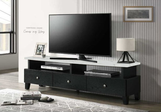 Alina - TV Stand - Black Crown Mark