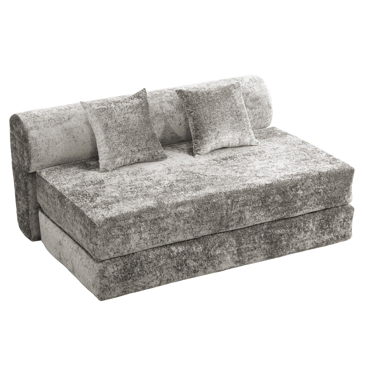 Convertible Design Sofa Bed, 2 Seater Fold Out Floor Couch Home Essentials