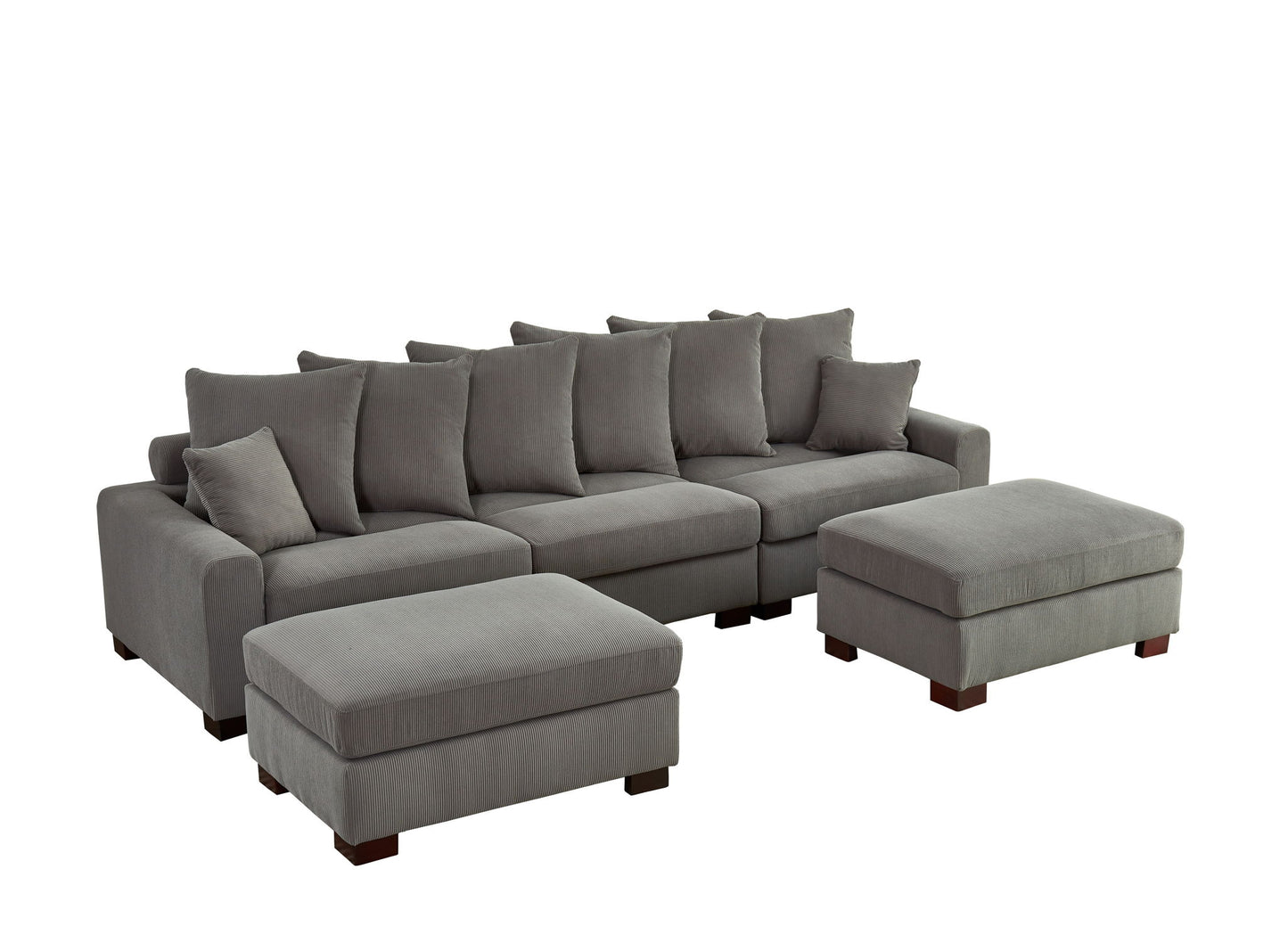 5 Seater Oversized Convertible L & U Shaped Couch Home Essentials