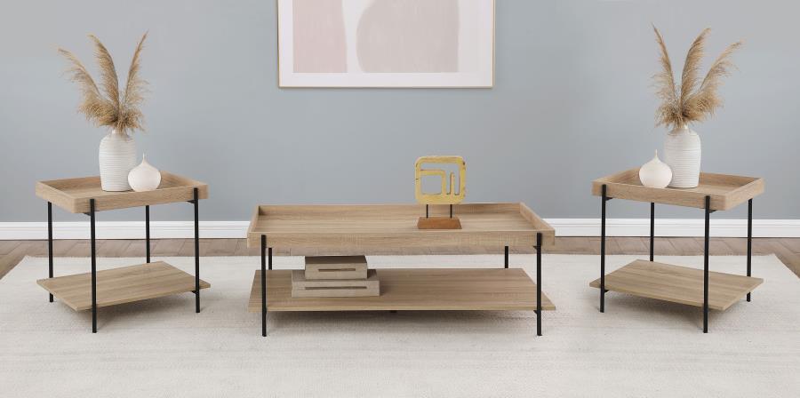 Fallon - Rectangular Coffee Table Set Coaster Fine Furniture