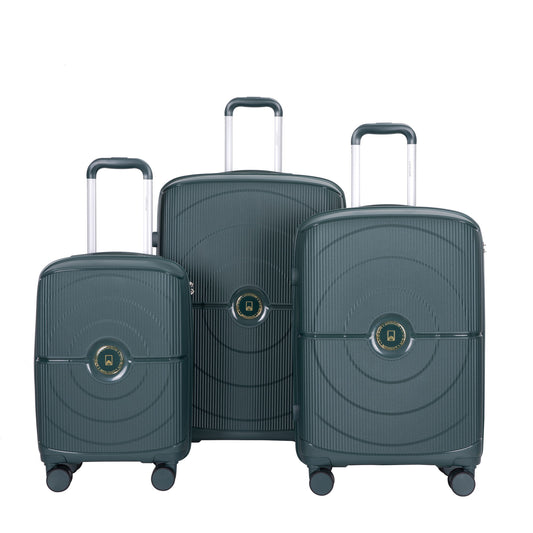 3 Piece Set Expandable Hardshell Suitcase Double Spinner Wheels Daily Nest