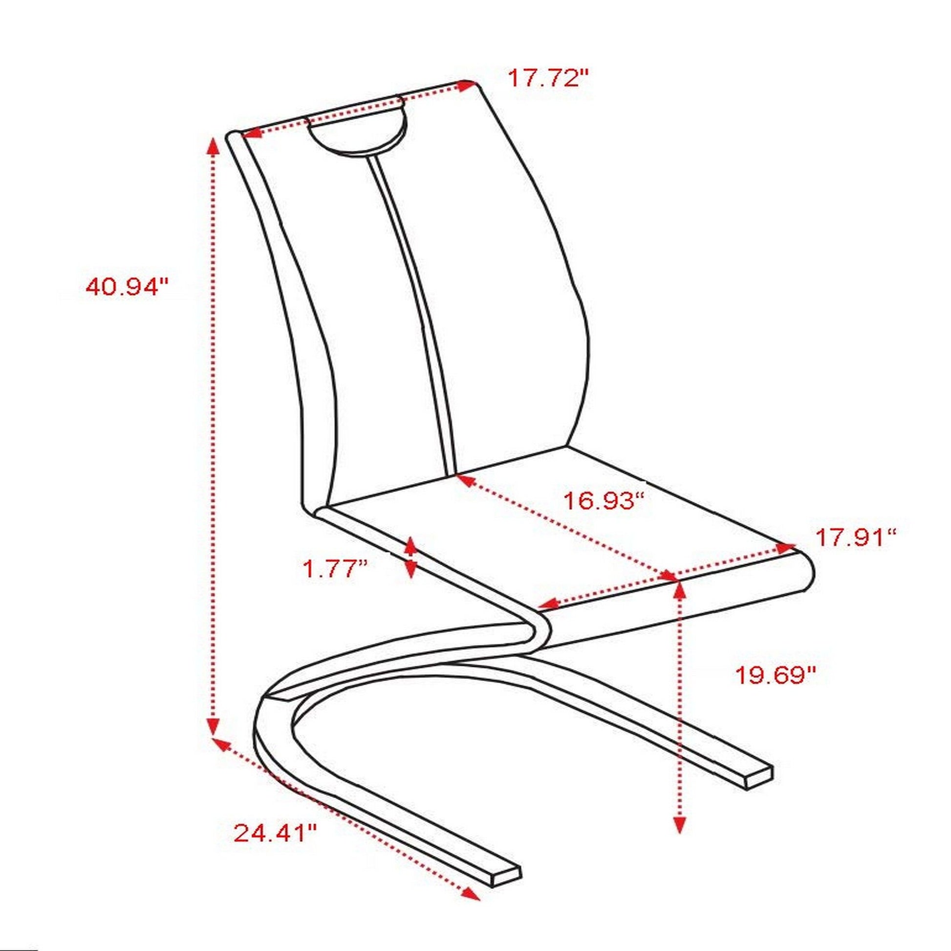Anne - Dining Chairs (Set of 2) - Gray Global Furniture USA