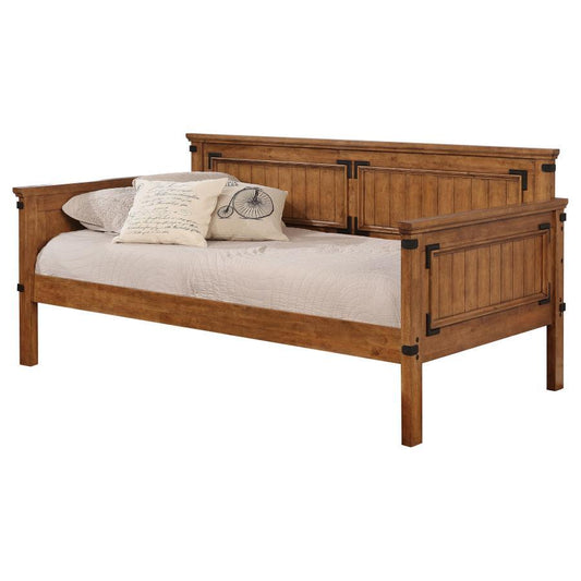Oakdale - Wood Twin Daybed - Rustic Honey CoasterEssence