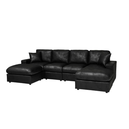 Sectional With 2 Ottomans Home Essentials