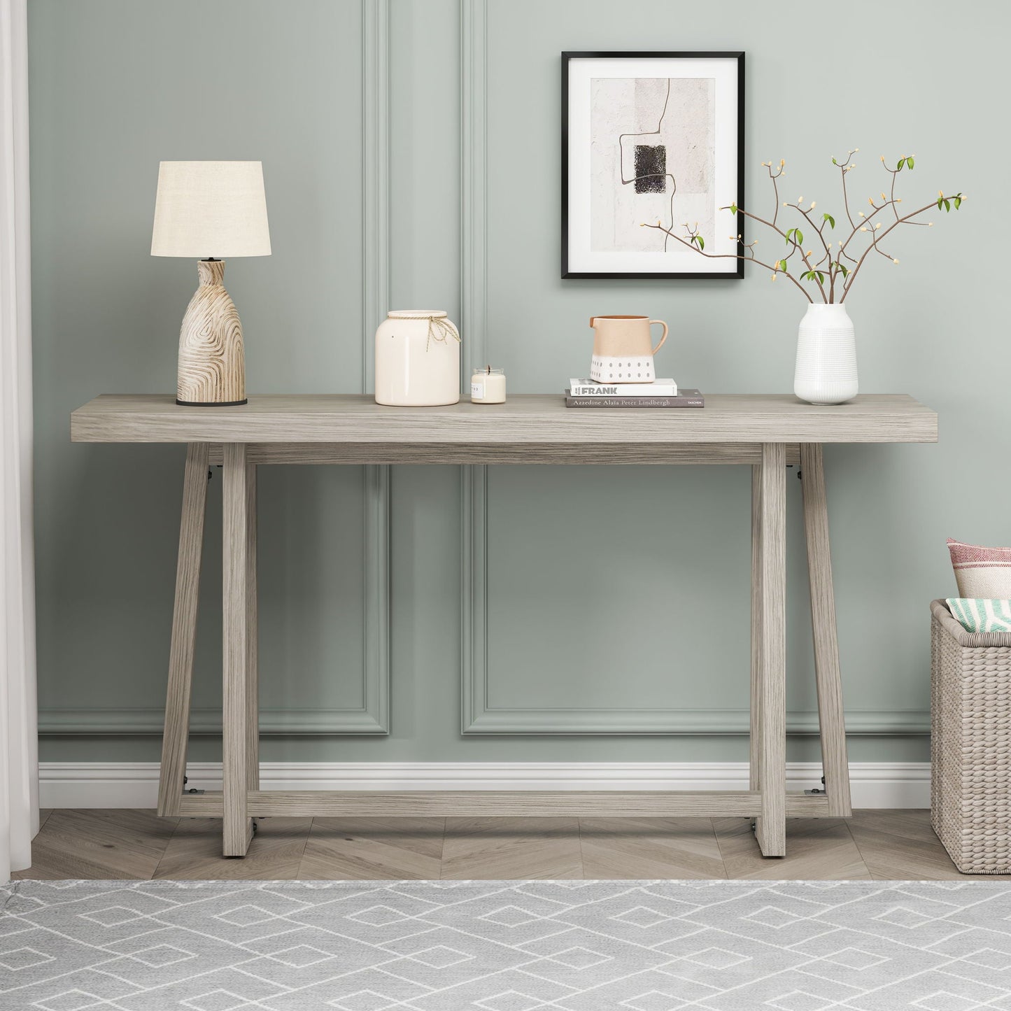 Console Table, Stylish Rectangular Entryway Table Home Essentials