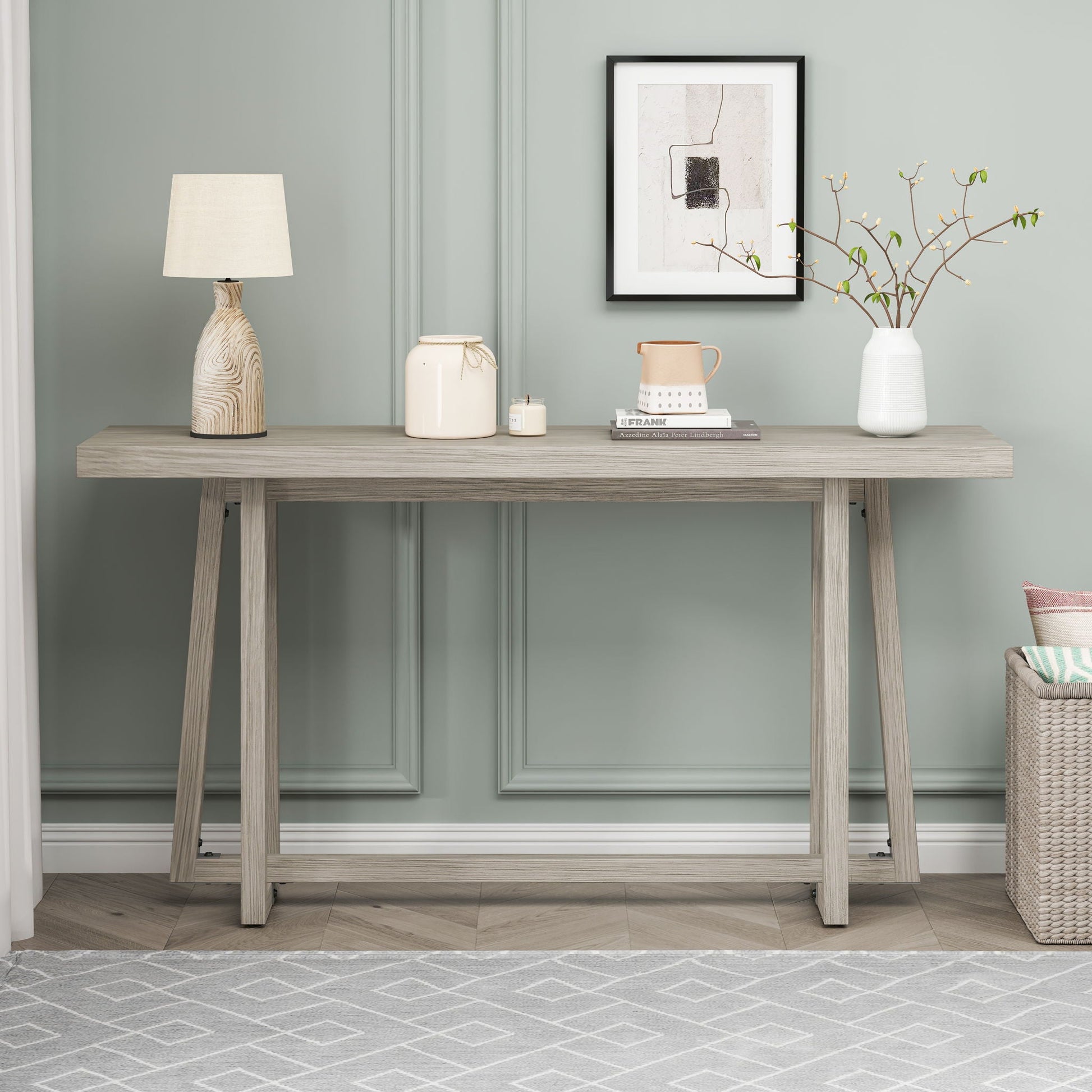 Console Table, Stylish Rectangular Entryway Table Home Essentials