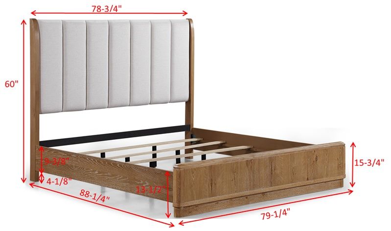 Westcott - Panel Bed Crown Mark