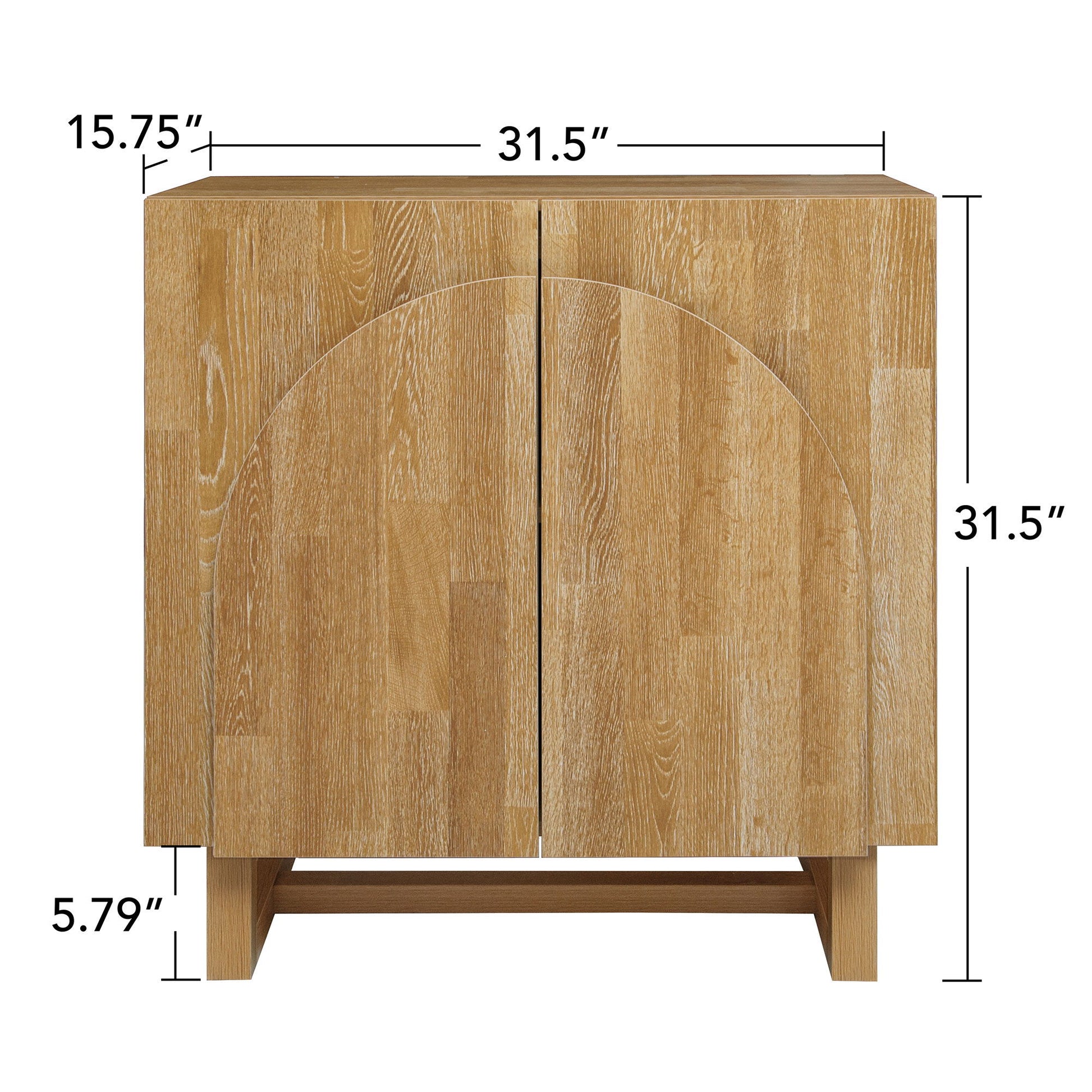 2 Door Cabinet, Suitable For Bedroom - Natural Home Essentials