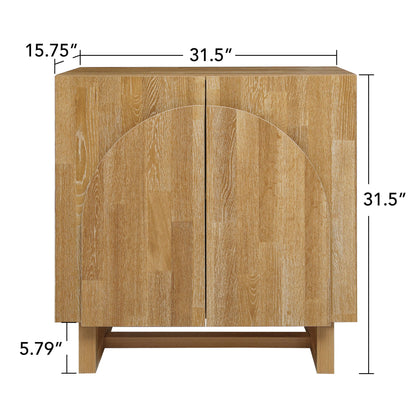 2 Door Cabinet, Suitable For Bedroom - Natural Home Essentials
