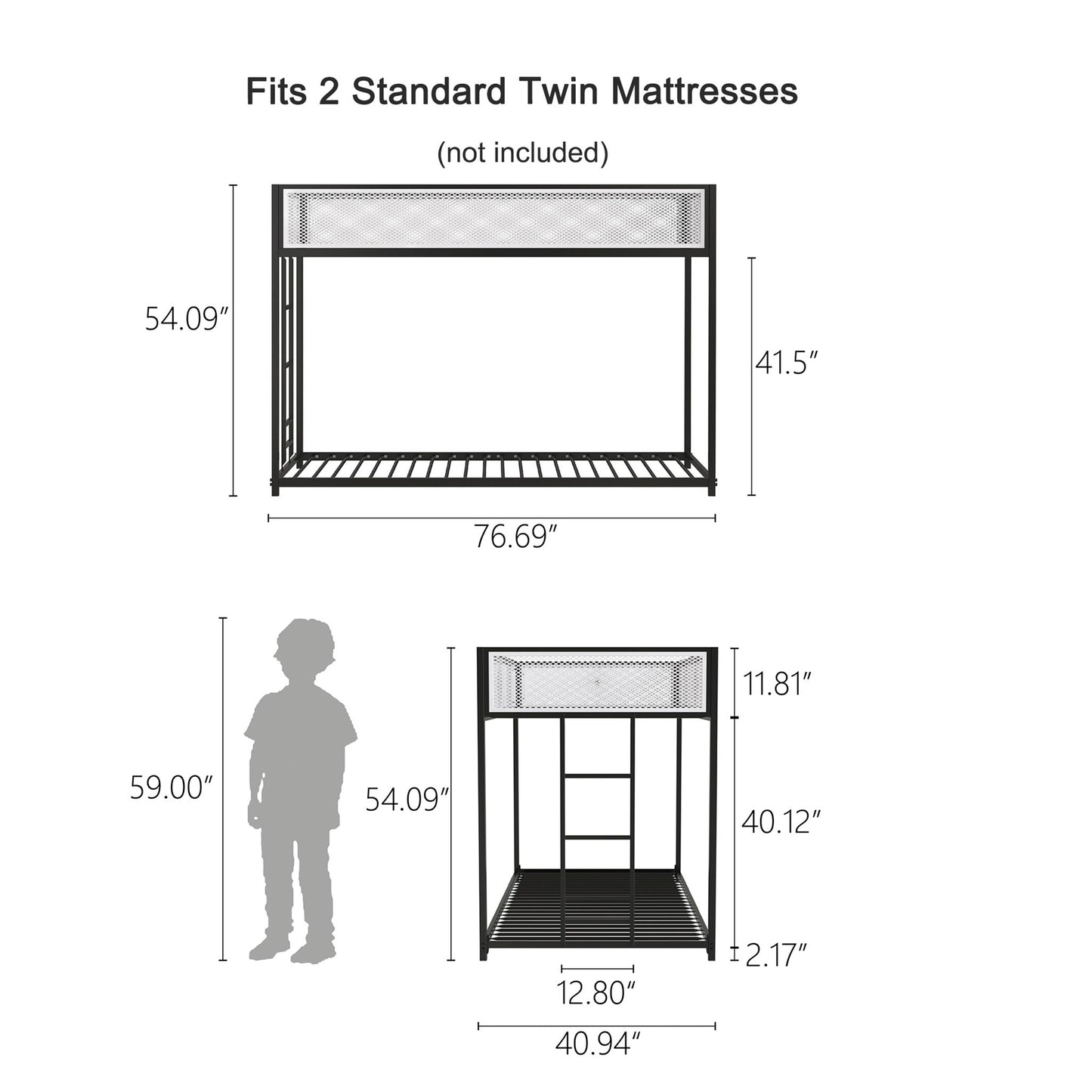 Adam - Bunk Guard Rail House & Home Furniture
