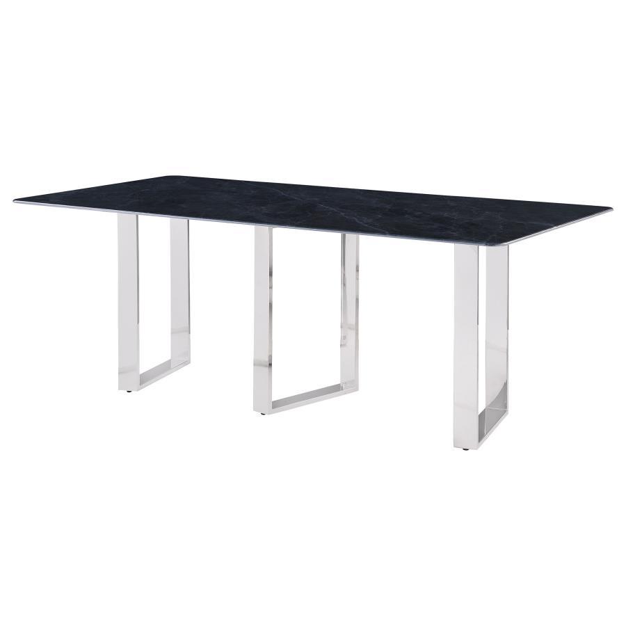 Desden - Rectangular Sintered Stone Dining Table - Gray Coaster Fine Furniture