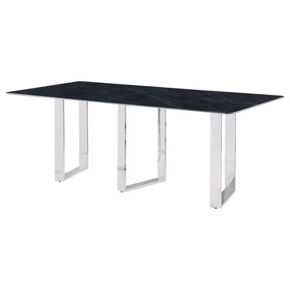 Desden - Rectangular Sintered Stone Dining Table - Gray Coaster Fine Furniture